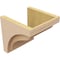 Ekena Millwork 9"W x 9"D x 9"H Wide Helena Rough Cedar Woodgrain TimberThane Corbel, Primed Tan CORUR09X09X09HELRCPR - alternate 5